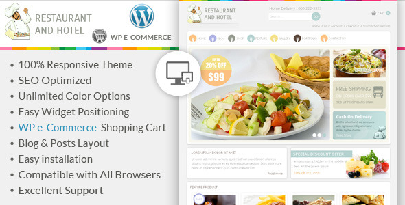 Restaurant - Wordpress E