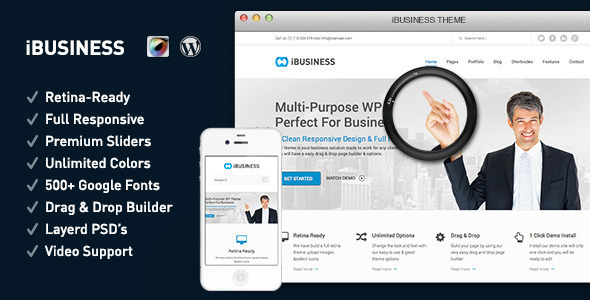 iBUSINESS Retina Responsive Multi