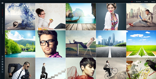 Azura Responsive Photography Portfolio WP theme