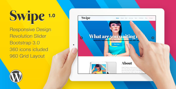 Swipe Responsive One Page Theme